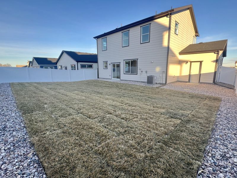 Exterior details and patio area of a home in Union Colony West, Greeley (Image 20). Exterior details and patio area of a home in Union Colony West, Greeley (Image 20).