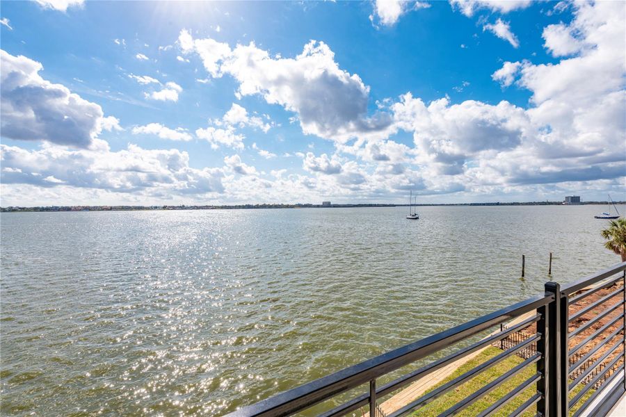 This view is toward Clear Lake park