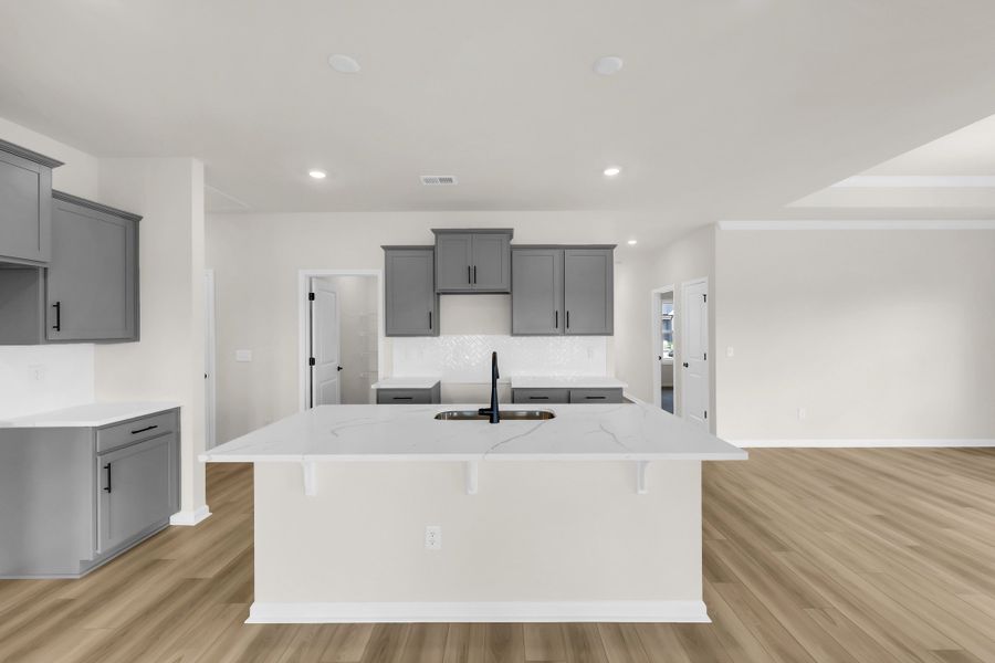 Representative furnished interior of a home built from the Addison II by Great Southern Homes in Westfield, Conway (Image 6).