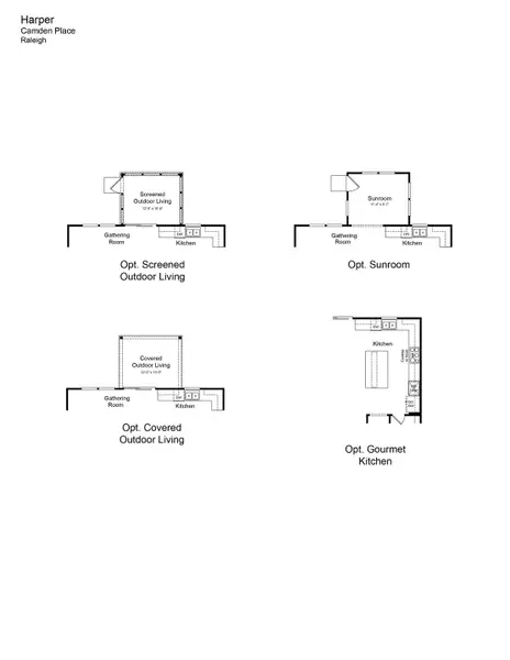 2D floor plan layout of this home in Camden, Angier, NC (Image 4).
