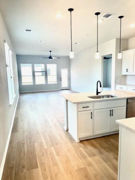 Furnished interior view inside a new home in Heritage, Dripping Springs (Image 11). Furnished interior view inside a new home in Heritage, Dripping Springs (Image 11).