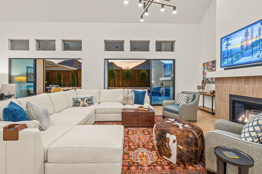 Furnished interior view inside a new home in Trophy Club, Trophy Club (Image 26).