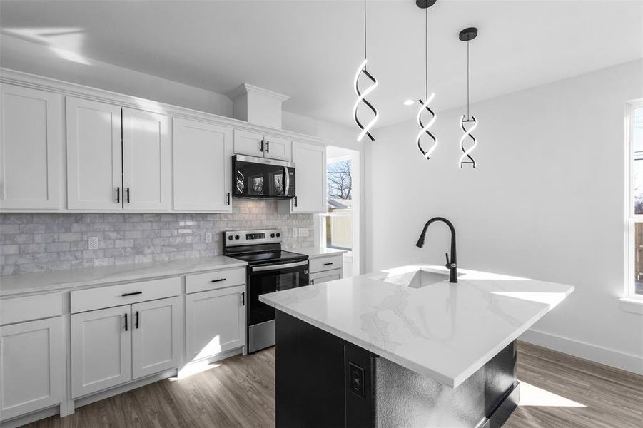 Furnished interior view inside a new home in , Greenville (Image 8).