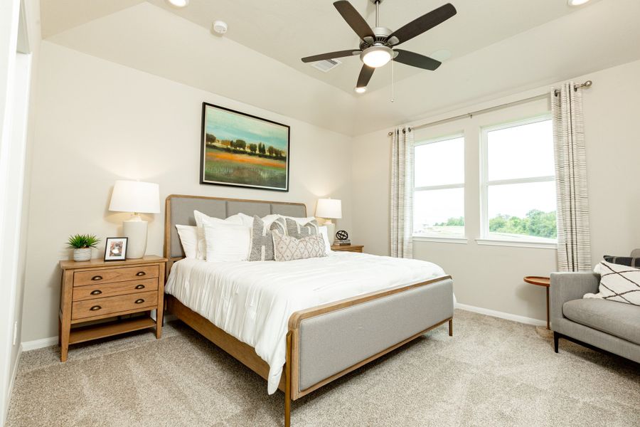 Furnished interior view inside a new home in Montgomery Ridge, Montgomery (Image 12).