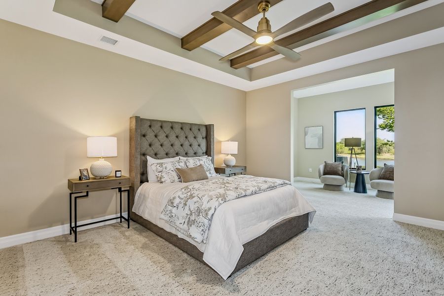 Furnished interior view inside a new home in The Courtyards at Jacobs Farm, Wichita (Image 12).