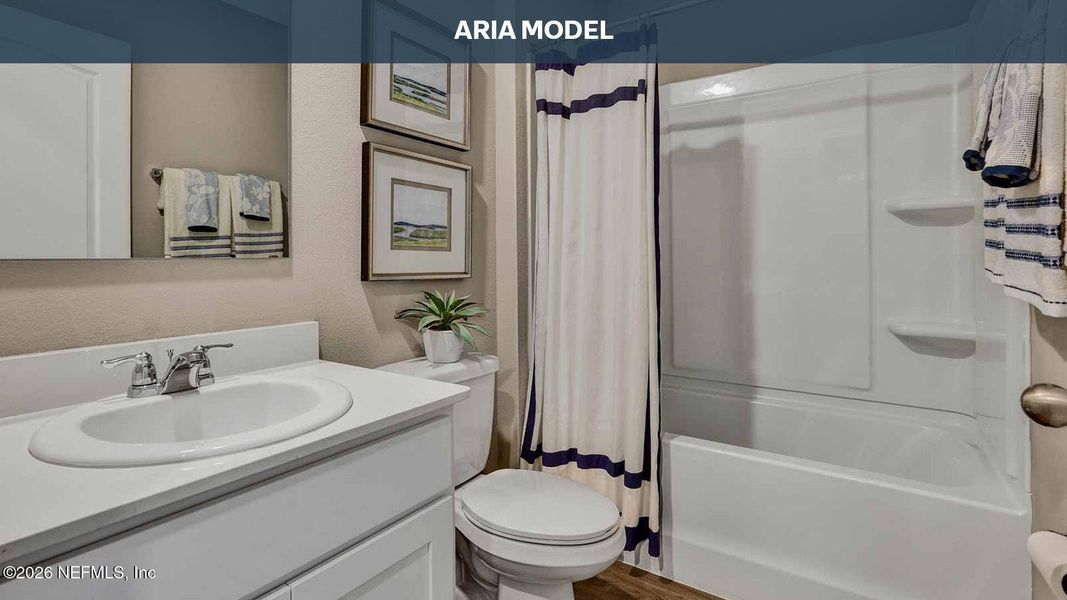 Furnished interior view inside a new home in The Arbors, Jacksonville (Image 7).