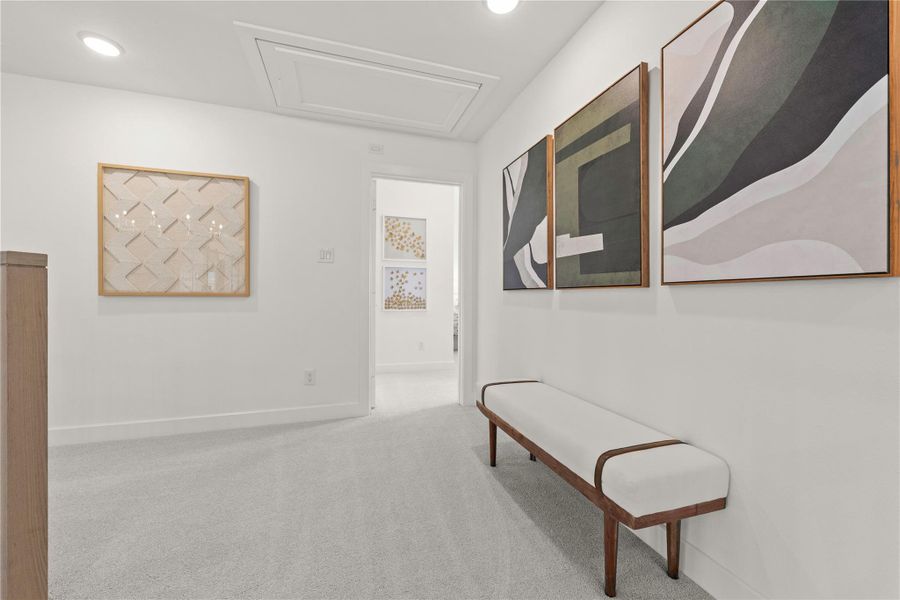 Furnished interior view inside a new home in The Trails, New Caney (Image 7). Furnished interior view inside a new home in The Trails, New Caney (Image 7).