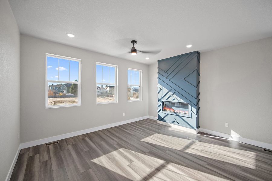 Spacious, unfurnished interior of a new home in Pony Park, Colorado Springs (Image 22). Spacious, unfurnished interior of a new home in Pony Park, Colorado Springs (Image 22).