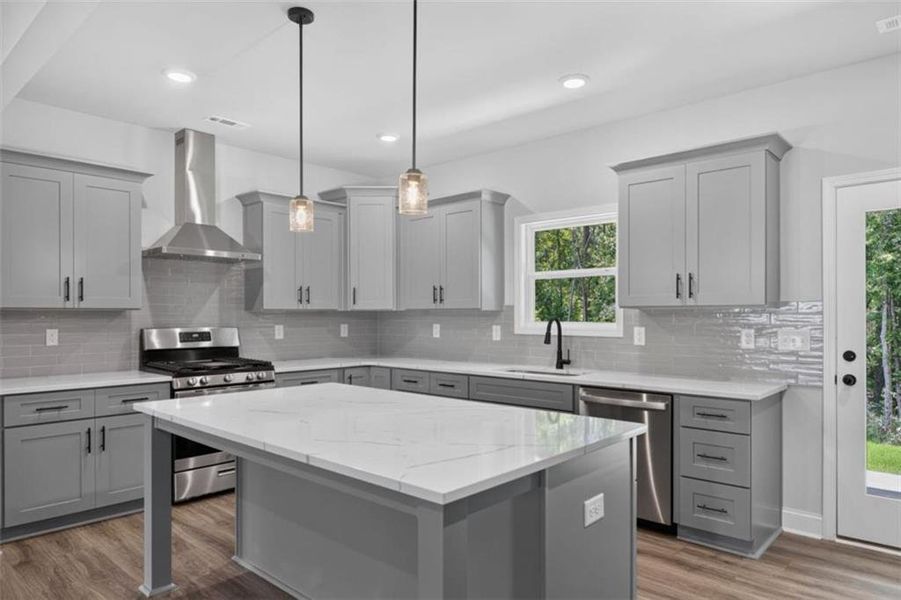Furnished interior view inside a new home in , Winston (Image 8).