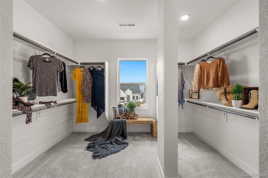 Furnished interior view inside a new home in Cloverleaf – Mountainview Collection, Monument (Image 26).