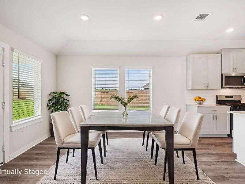 Furnished interior view inside a new home in Riviera Pines - Classic Series, Huffman (Image 3).