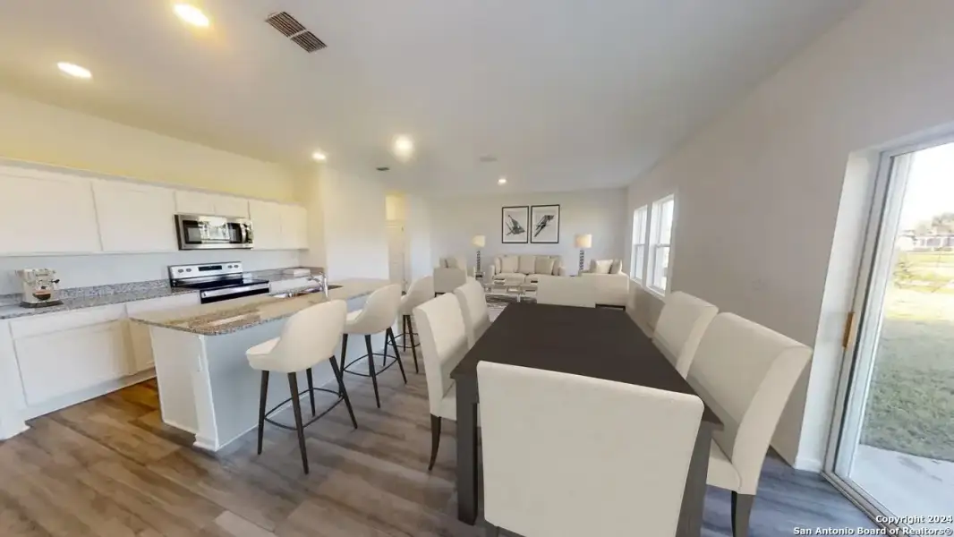 Furnished interior view inside a new home in Roosevelt Heights, San Antonio (Image 8).