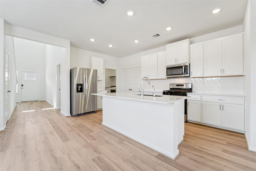 Photo is not of the actual home, but is an inspirational photo of builder’s model home and may depict options, furnishings, and/or decorator features that are not included