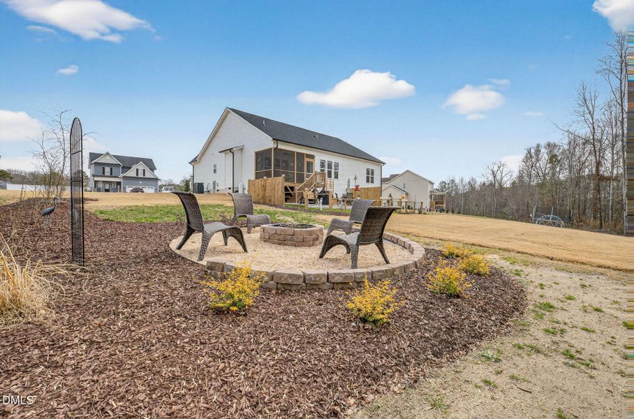 Firepit for those chilly NC evenings!