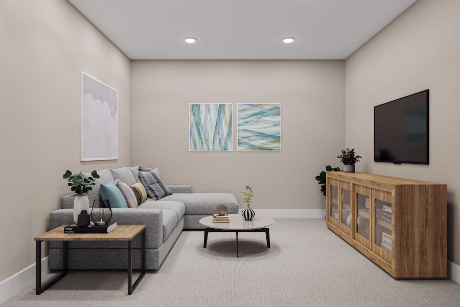 Furnished interior view inside a new home in Trillium, Richmond (Image 17).