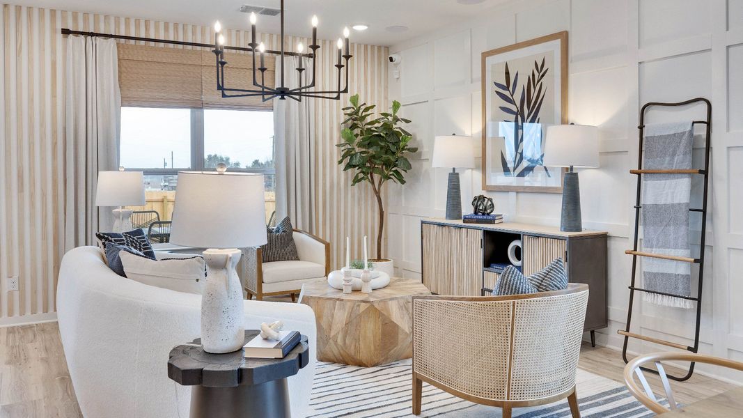 Representative furnished interior of a home built from the Meyerson by DRB Homes in Hunters Glen, Jarrell (Image 5).