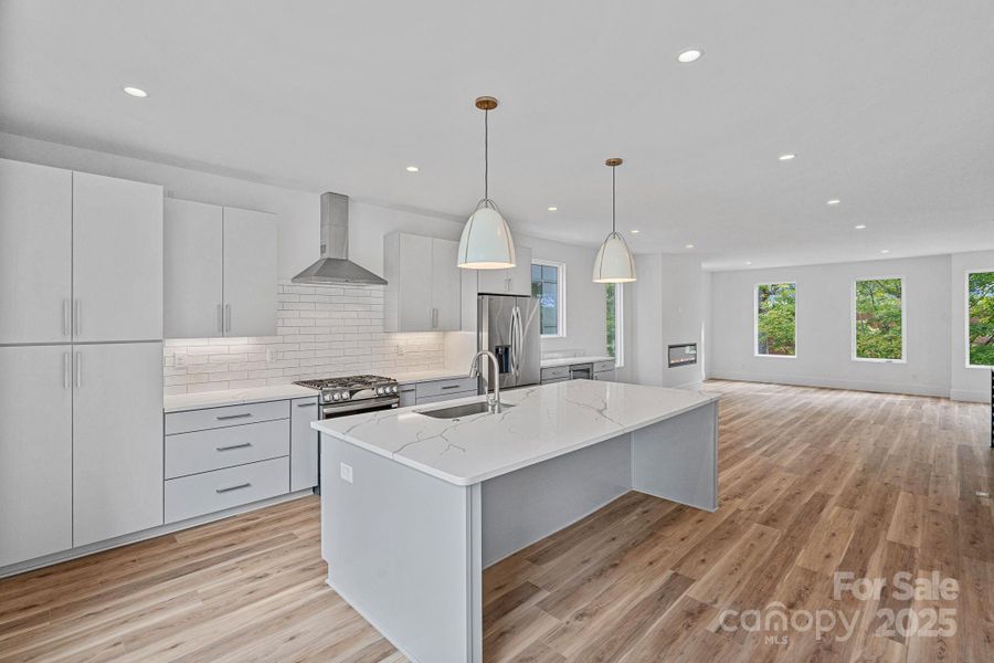 Furnished interior view inside a new home in , Charlotte (Image 8).