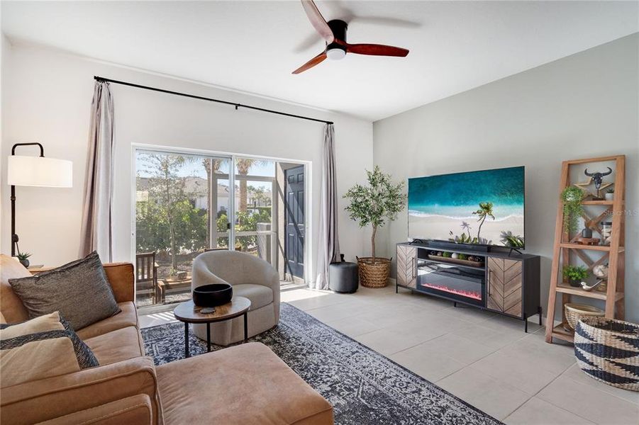 Furnished interior view inside a new home in , Sarasota (Image 22).