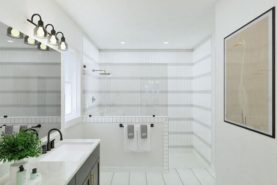 The Dahlia - Optional Super Shower The Dahlia - Optional Super Shower