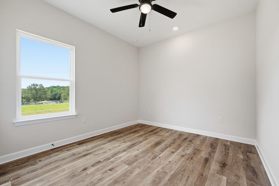 Spacious, unfurnished interior of a new home in Southern Charm, Crestview (Image 26). Spacious, unfurnished interior of a new home in Southern Charm, Crestview (Image 26).