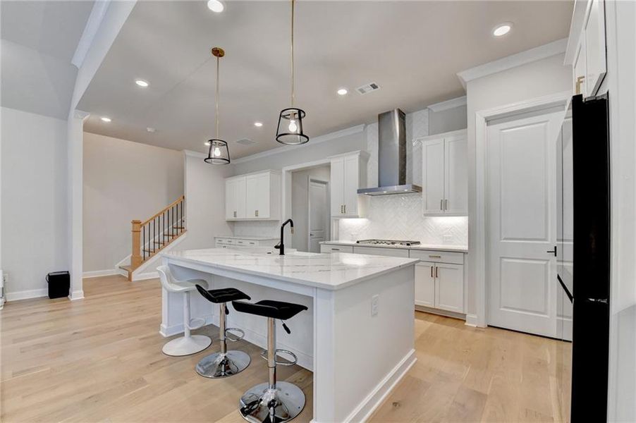 Furnished interior view inside a new home in Ellington Townhomes, Suwanee (Image 41).