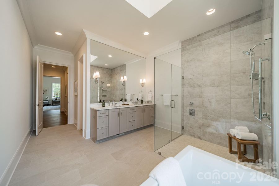 Furnished interior view inside a new home in , Charlotte (Image 32).