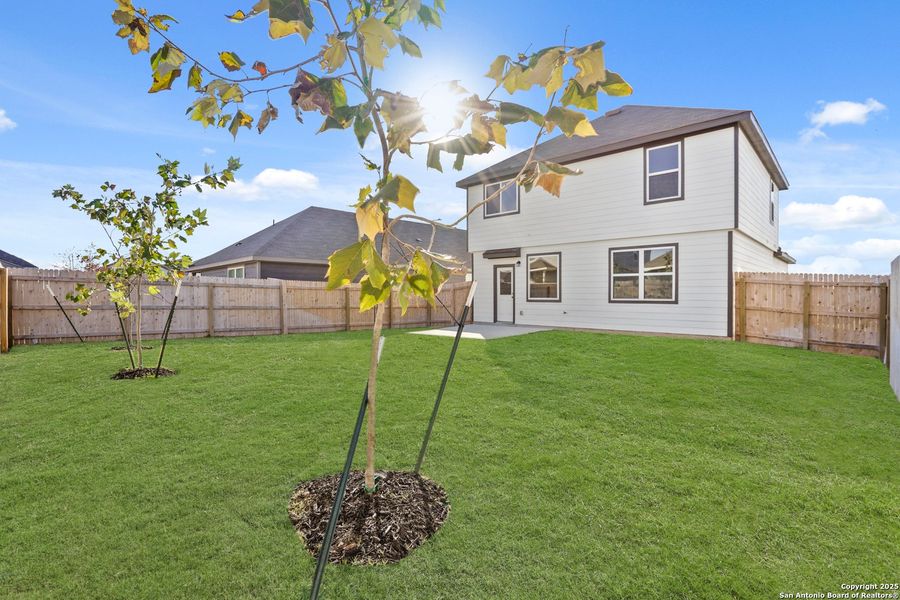 Exterior details and patio area of a home in Applewhite Meadows, San Antonio (Image 15).