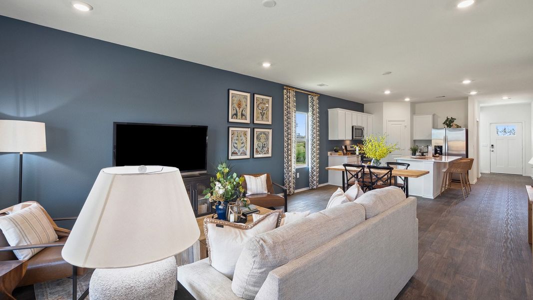 Representative furnished interior of a home built from the The Kendall by D.R. Horton in Talavera, Kyle (Image 20). Representative furnished interior of a home built from the The Kendall by D.R. Horton in Talavera, Kyle (Image 20).