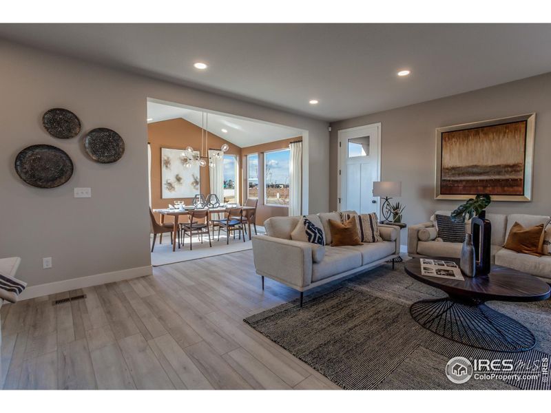 EXAMPLE PHOTO: LIVING ROOM & DINING ROOM