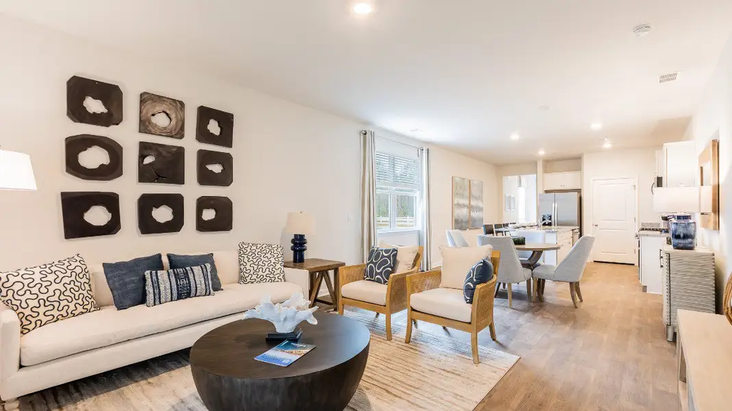 Representative furnished interior of a home built from the GLENWOOD by D.R. Horton in Huggins Hill, Manning (Image 12). Representative furnished interior of a home built from the GLENWOOD by D.R. Horton in Huggins Hill, Manning (Image 12).