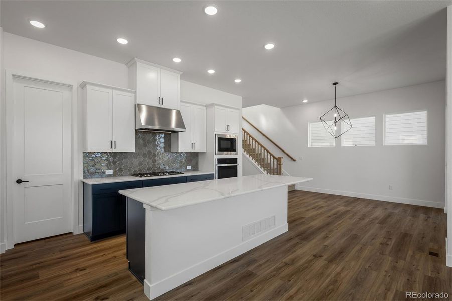Furnished interior view inside a new home in Revel Crossing at Wolf Ranch - The Panorama Collection, Colorado Springs (Image 17).