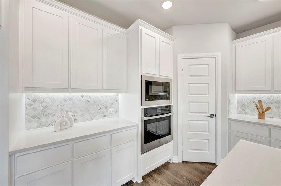 Furnished interior view inside a new home in Solterra - Garden Series, Mesquite (Image 9).