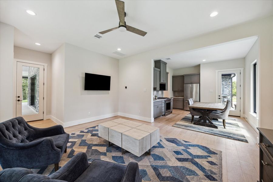 Furnished interior view inside a new home in High Meadow West and Estates, Montgomery (Image 25).