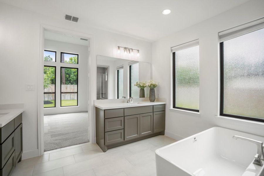 Furnished interior view inside a new home in Fulbrook on Fulshear Creek, Fulshear (Image 16).