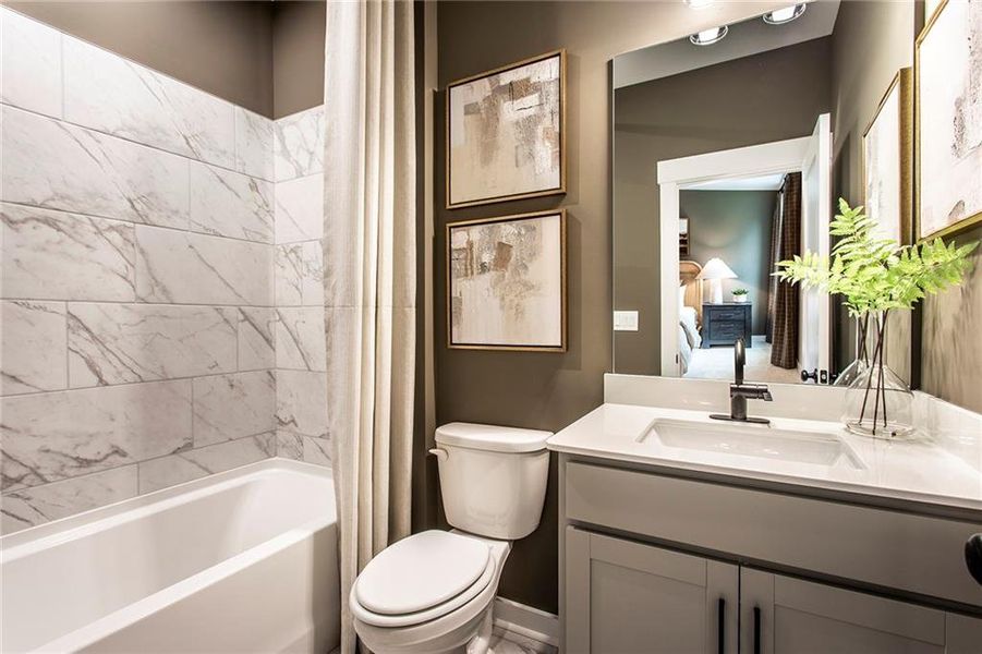 Furnished interior view inside a new home in Acacia, Cumming (Image 20).