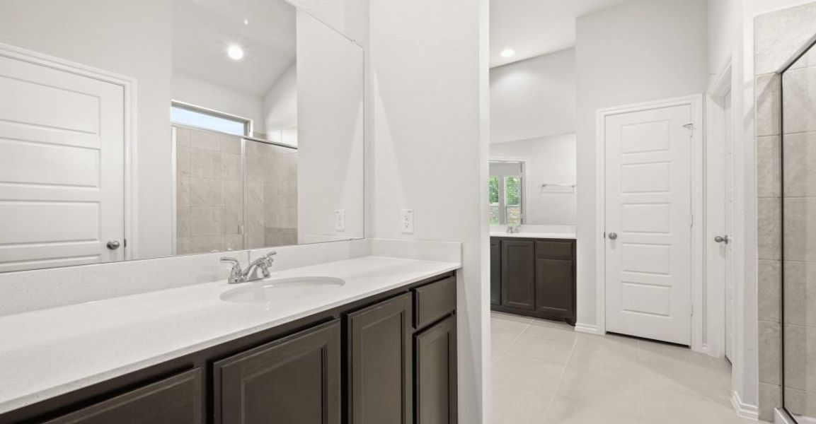 Representative exterior photo of a completed home built from the Hadleigh by Impression Homes in Mountain Valley, Burleson, TX (Image 18). Representative exterior photo of a completed home built from the Hadleigh by Impression Homes in Mountain Valley, Burleson, TX (Image 18).