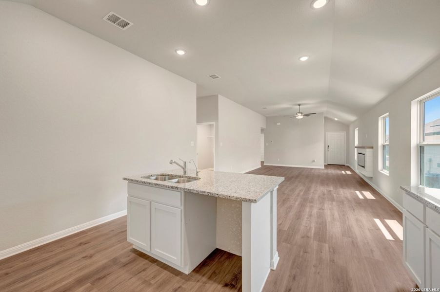 Furnished interior view inside a new home in Mesquite Ridge, San Antonio (Image 9).