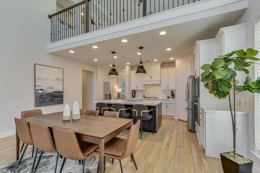 Furnished interior view inside a new home in Santa Rita Ranch 50', Liberty Hill (Image 22).