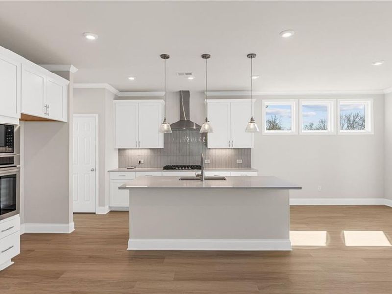 Furnished interior view inside a new home in Wehunt Meadows, Hoschton (Image 5).