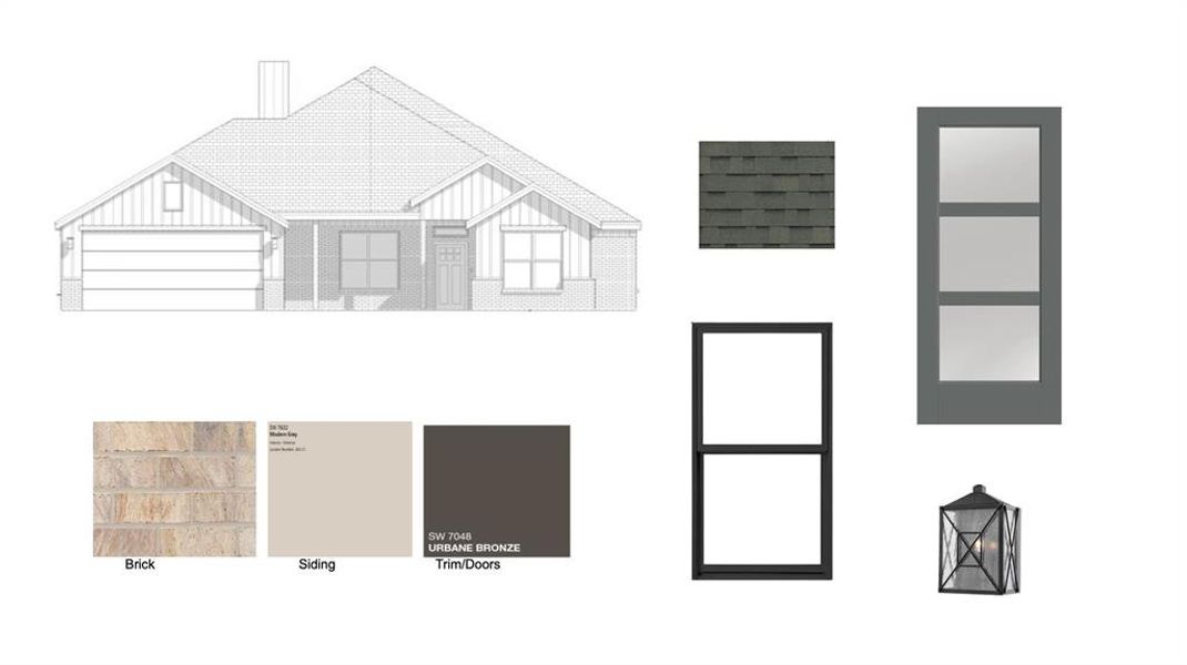 Front exterior of a new home in , Abilene, TX, highlighting curb appeal (Image 2).