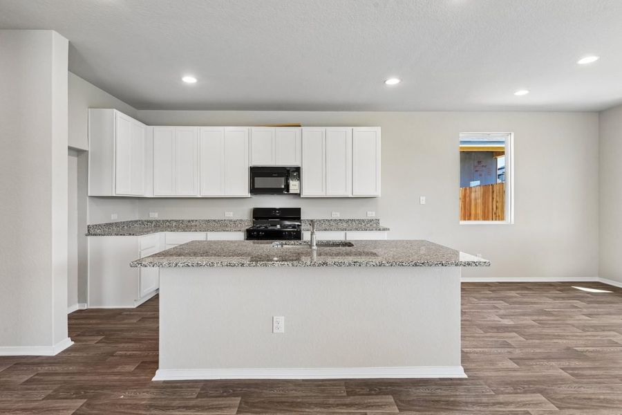 Furnished interior view inside a new home in Hunters Ranch, San Antonio (Image 7).