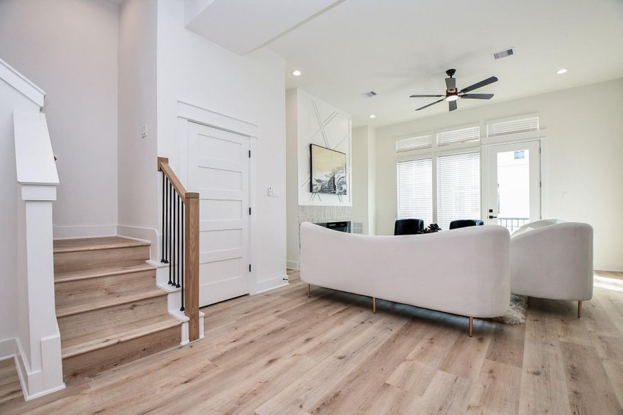 Furnished interior view inside a new home in , Houston (Image 4).