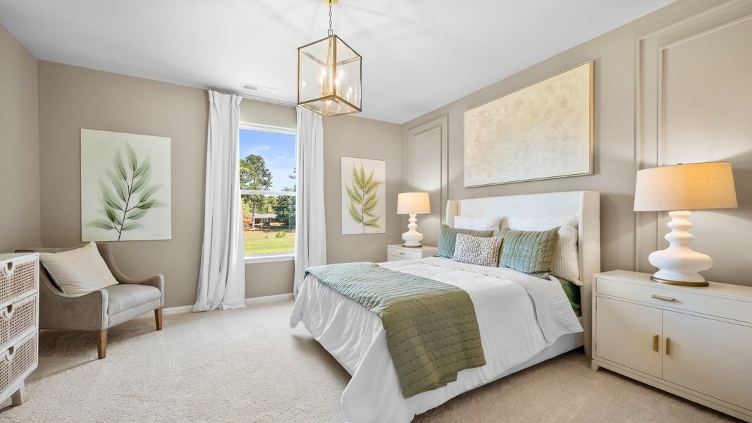 Representative furnished interior of a home built from the Clarity by DRB Homes in Northcroft, Loganville (Image 7).