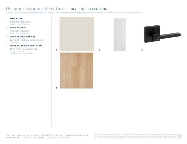 Sample of building materials used in homes in The Nations, Nashville (Image 7). Sample of building materials used in homes in The Nations, Nashville (Image 7).