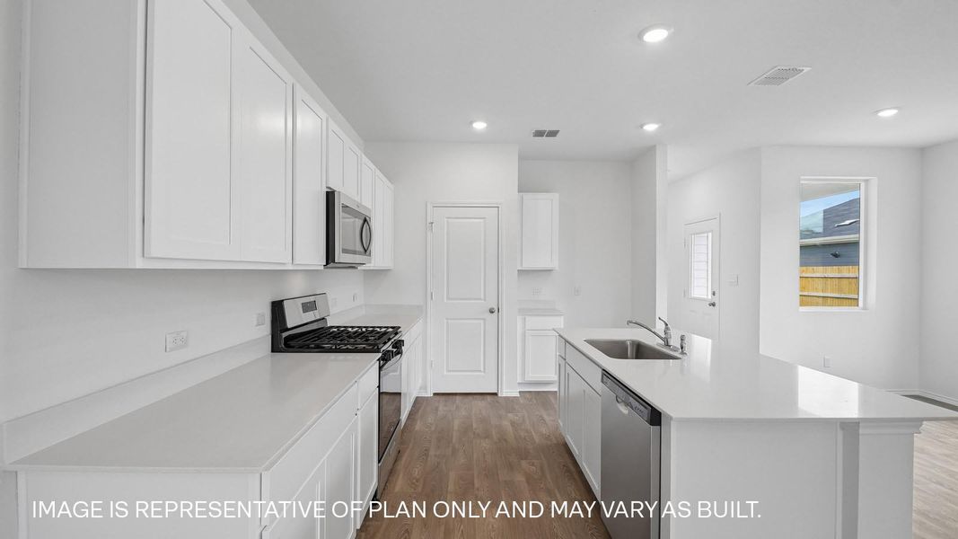Furnished interior view inside a new home in Valverde, Bastrop (Image 6).