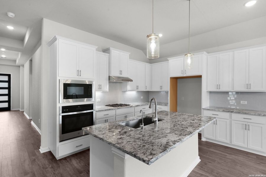 Furnished interior view inside a new home in The Crossvine, Schertz (Image 10).