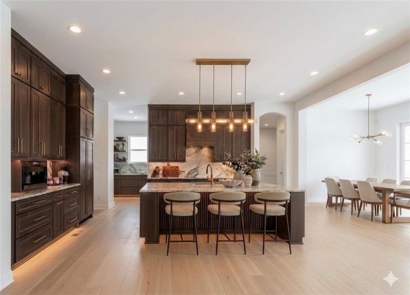 Furnished interior view inside a new home in , Buford (Image 8).