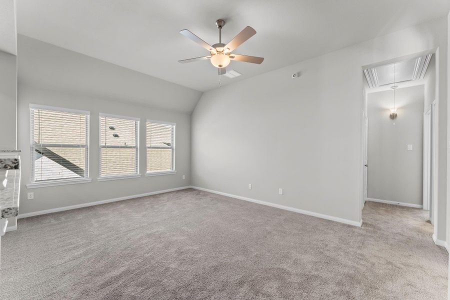 Spacious, unfurnished interior of a new home in The Highlands, Porter (Image 24).