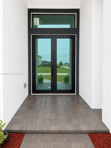 Exterior details and patio area of a home in , Cape Coral (Image 2). Exterior details and patio area of a home in , Cape Coral (Image 2).