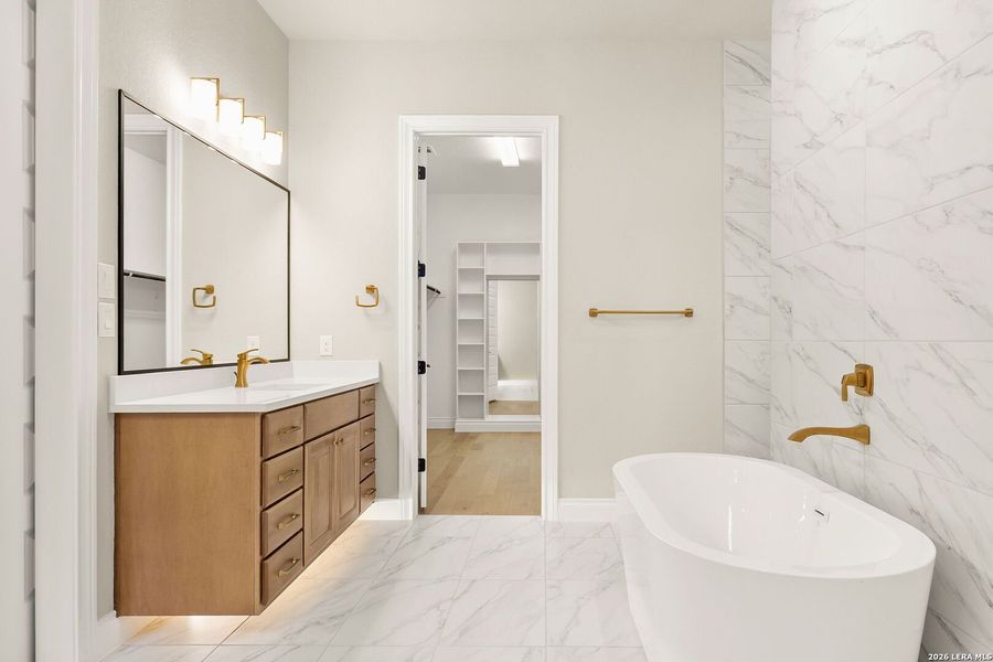 Furnished interior view inside a new home in , Spring Branch (Image 8).